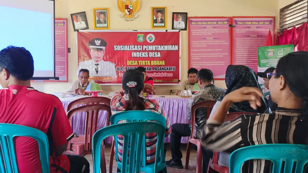 Sosialisasi Pemutakhiran Indeks Desa Membangun Tirtabuana Tahun 2025
