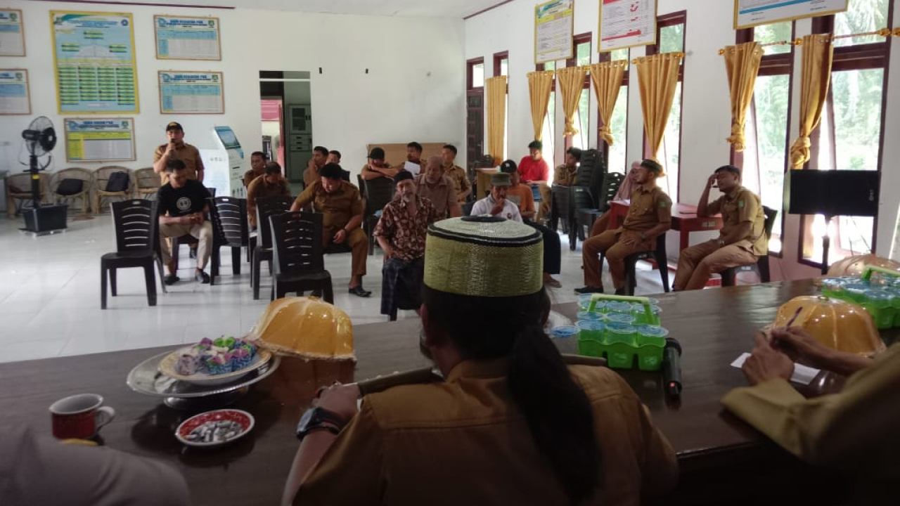 Pemerintah Desa Bulu Bonggu Gelar Musyawarah Pembahasan Perdes Tentang Keamanan dan Ketertiban