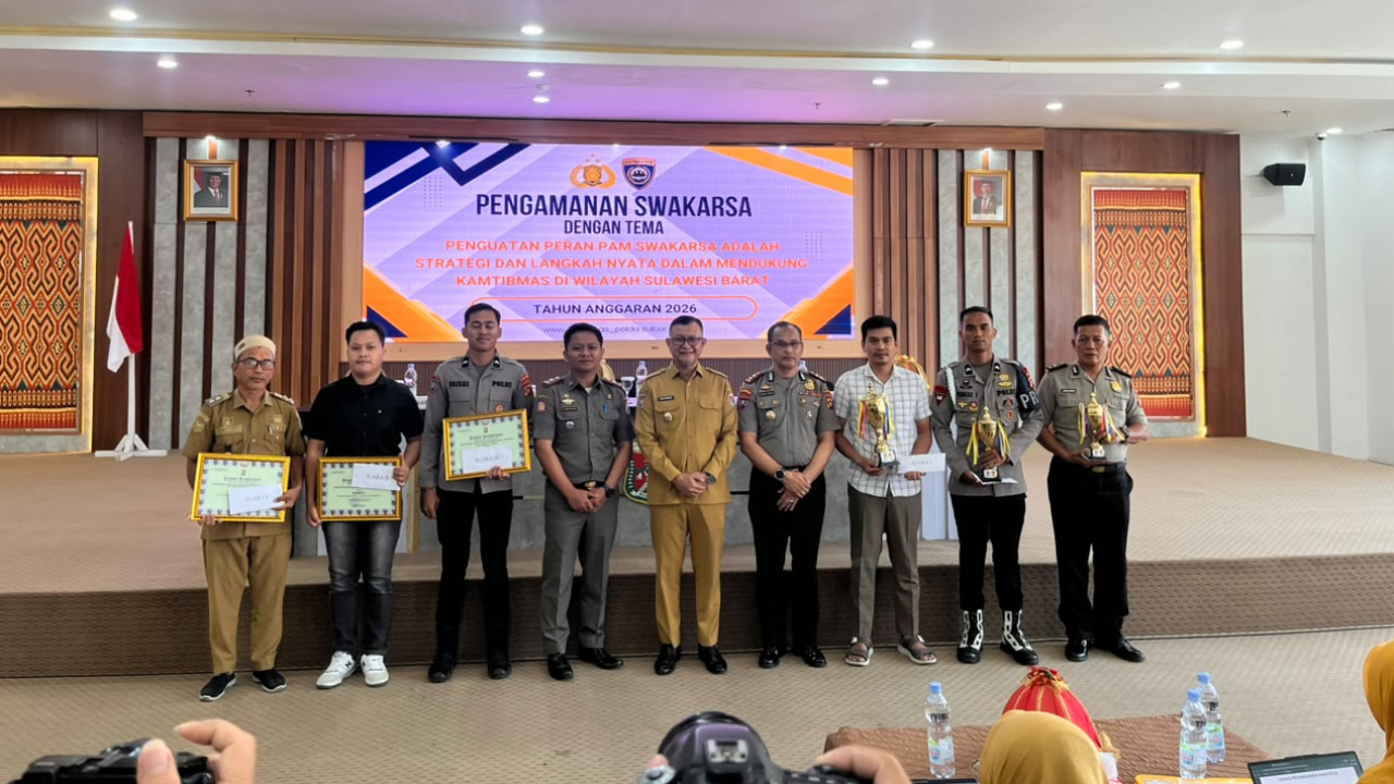 Satkamling Mamuang Lingkungan Dayanginna Selatan Raih Juara 1 Tingkat Jajaran Polda Sulawesi Barat