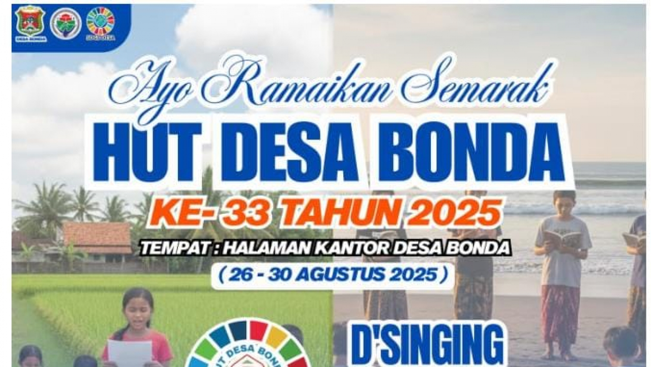 Pemdes Bonda Bentuk Panitia Perayaan HUT Desa Bonda Ke-33