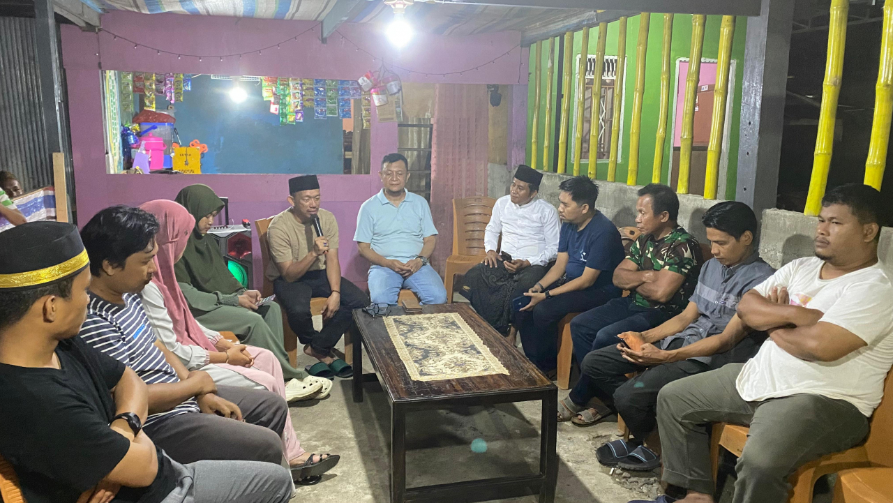 Ngobrol Perkara Iman,Wabup Mamuju Yuki Permana Jadi Pemateri Di Desa Bonda