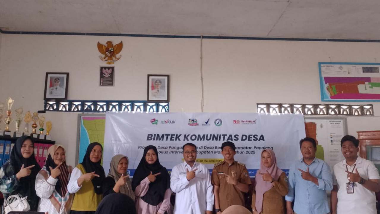 BIMTEK Komunitas Desa: Meningkatkan Kualitas Pangan di Desa Bonda