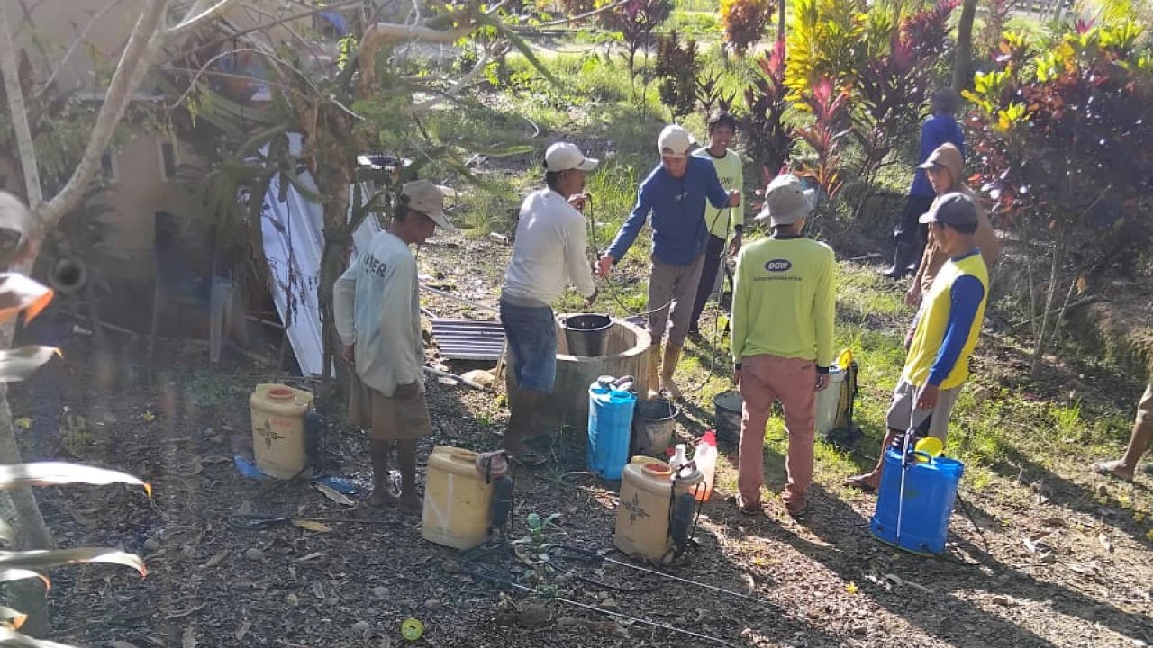 Kerja Bakti di Desa Tommo untuk Kebersihan dan Keasrian Lingkungan