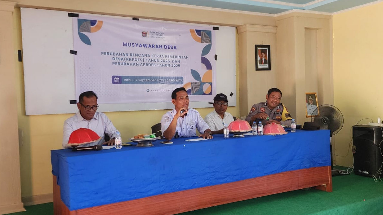Desa Tommo Gelar Musyawarah, RKPDes 2025 Disesuaikan untuk Percepat Pembangunan