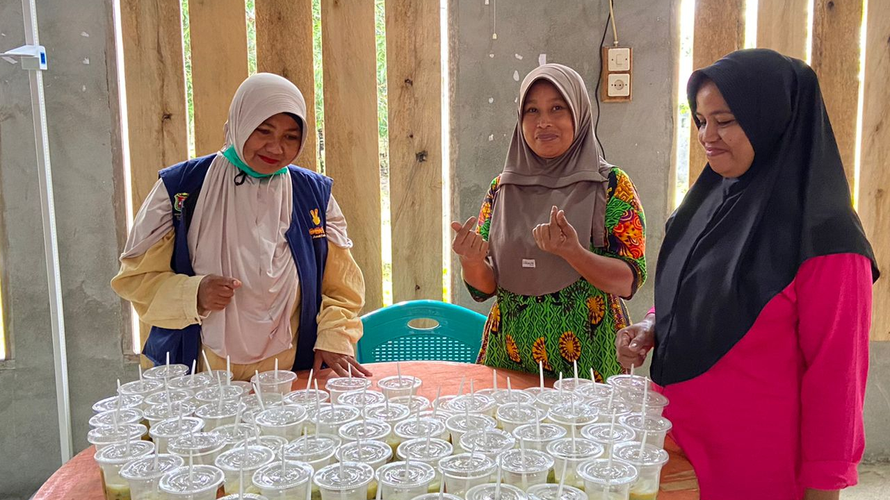 Harapan Pemerintah Desa Dungkait Menuju Gizi Baik Bagi Balita Melalui Pemberian Makanan Tambahan dengan Dana Desa Rp. 23.935.000