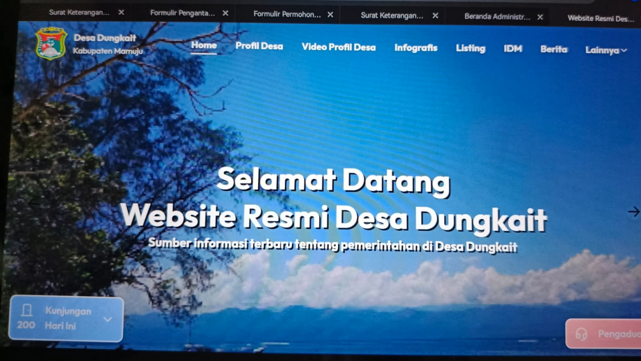 Inovasi Sekretaris Desa Dungkait dalam Meningkatkan Akses Informasi Melalui Website Resmi Desa Dungkait