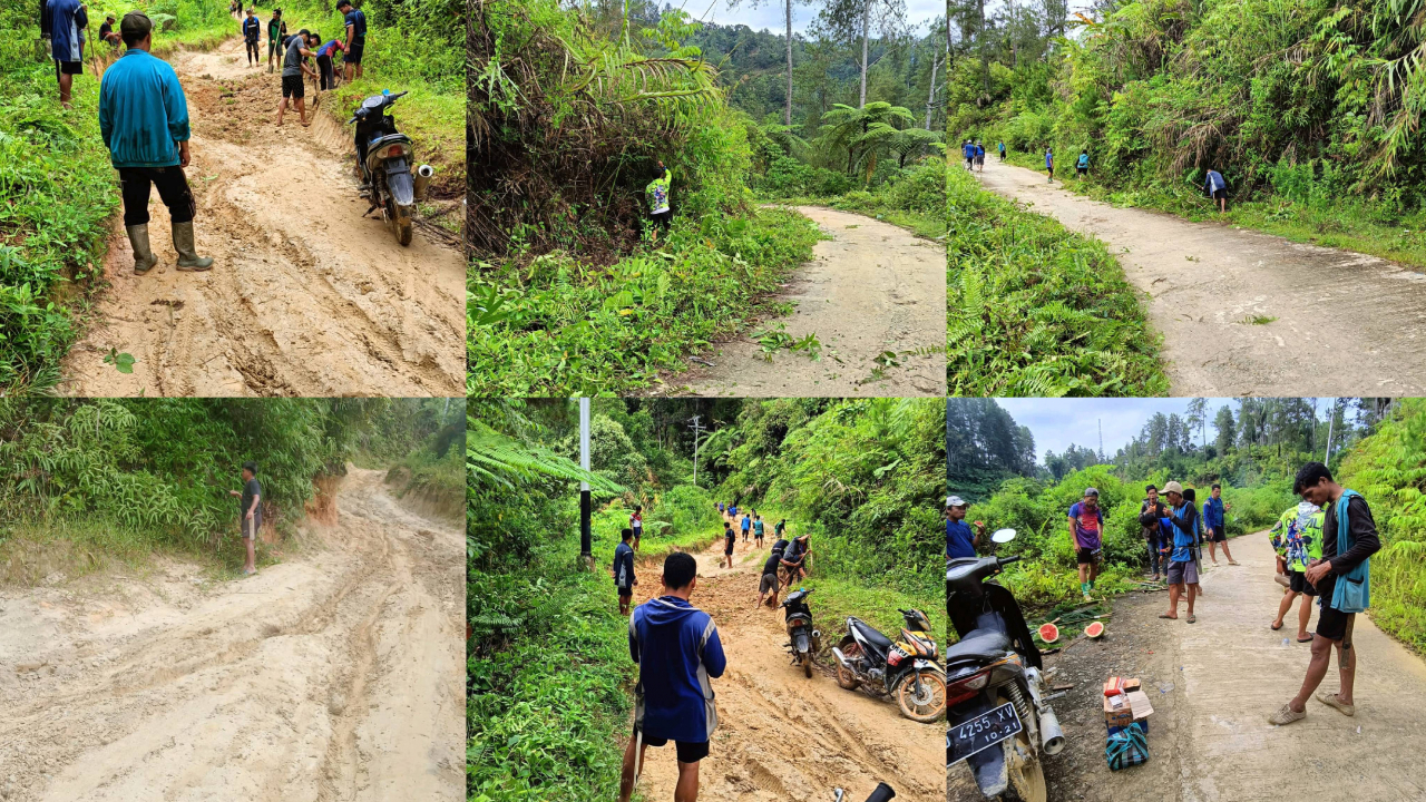 Semangat Gotong Royong Membangun Desa Kirak