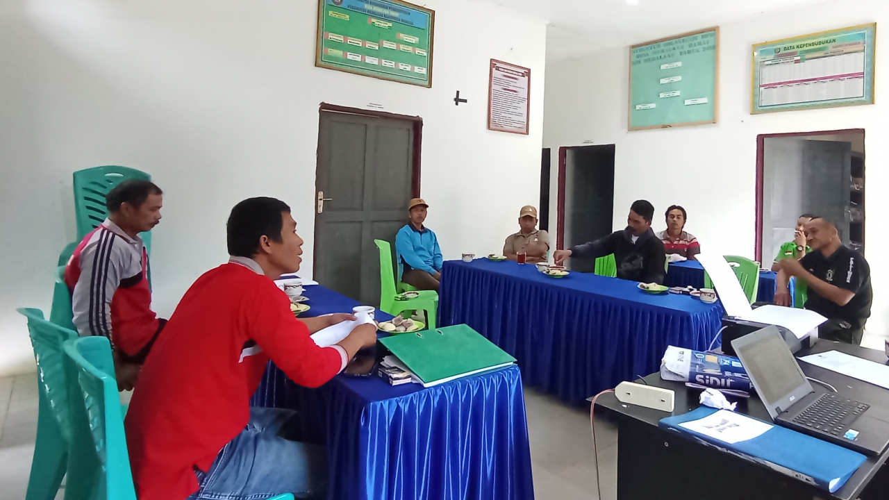 Musyawarah Rancangan Peraturan Desa Tentang PADes Mehalaan Barat Tahun Anggaran 2025