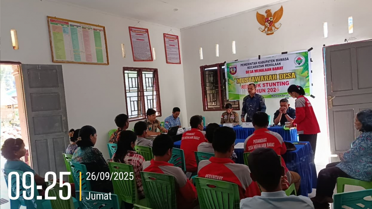 Desa Mehalaan Barat Gelar Rembuk Stunting 2026, Wujudkan Generasi Sehat dan Cerdas