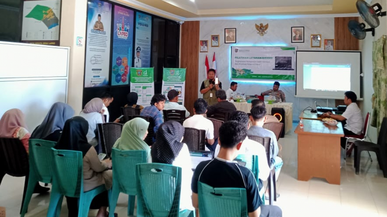Peningkatan Kapasitas Aparatur Desa Lapeo Melalui Pelatihan Digitalisasi Pelayanan Administrasi dan Promosi Potensi Desa