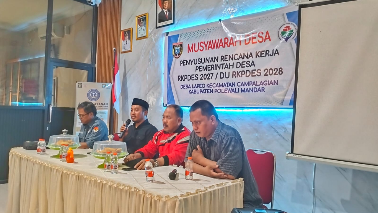 Musyawarah Desa Lapeo Susun Rencana Kerja Pemerintah Desa 2027 Desa Lapeo Kecamatan Campalagian