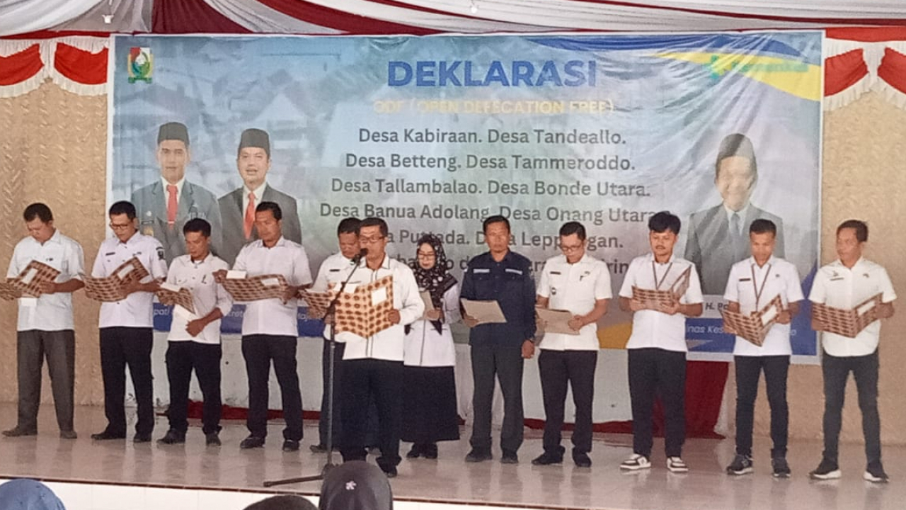 Kabupaten Majene Deklarasikan Komitmen Stop Buang Air Besar Sembarangan
