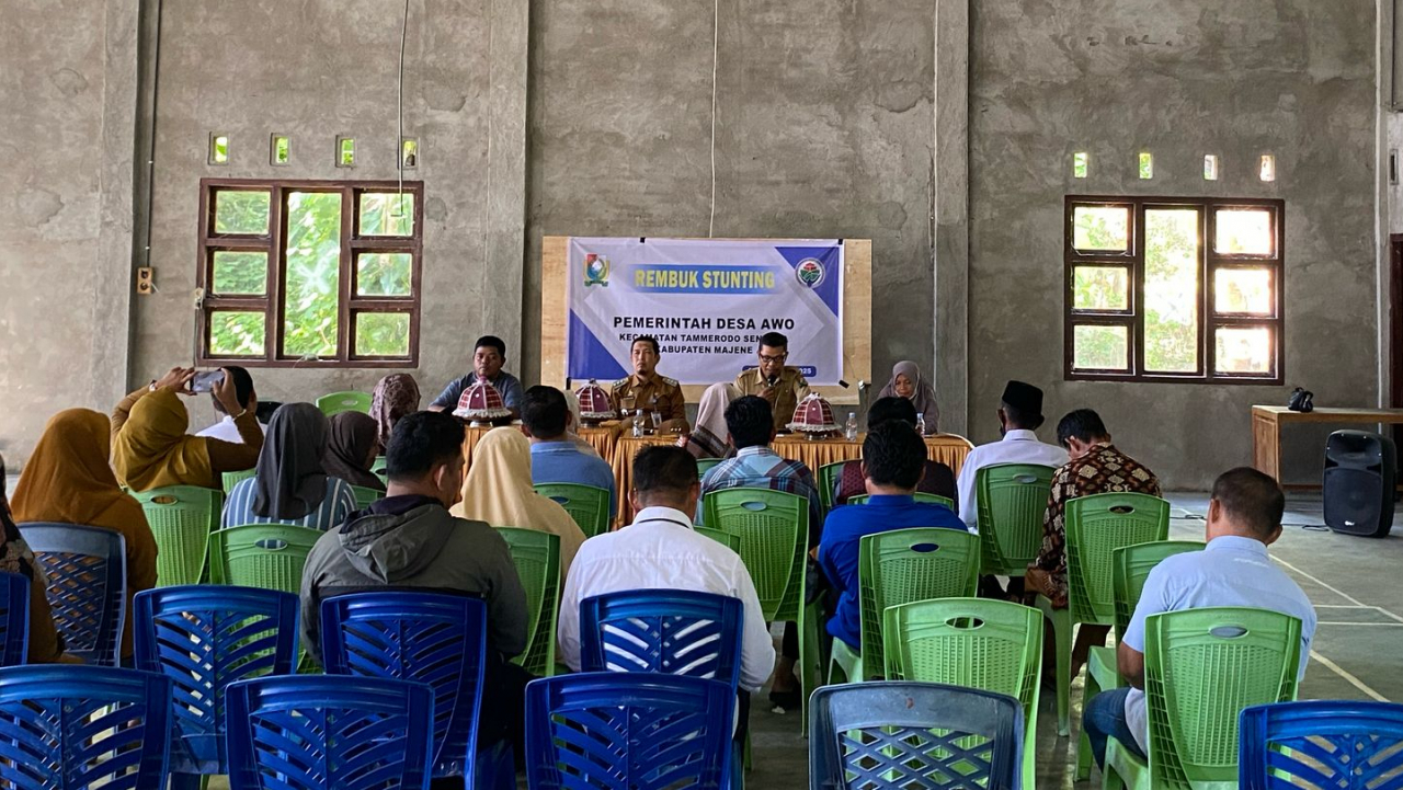 Rembuk Stunting Desa Awo Tahun 2025 : Merajut Komitmen untuk Generasi Sehat dan Berkualitas