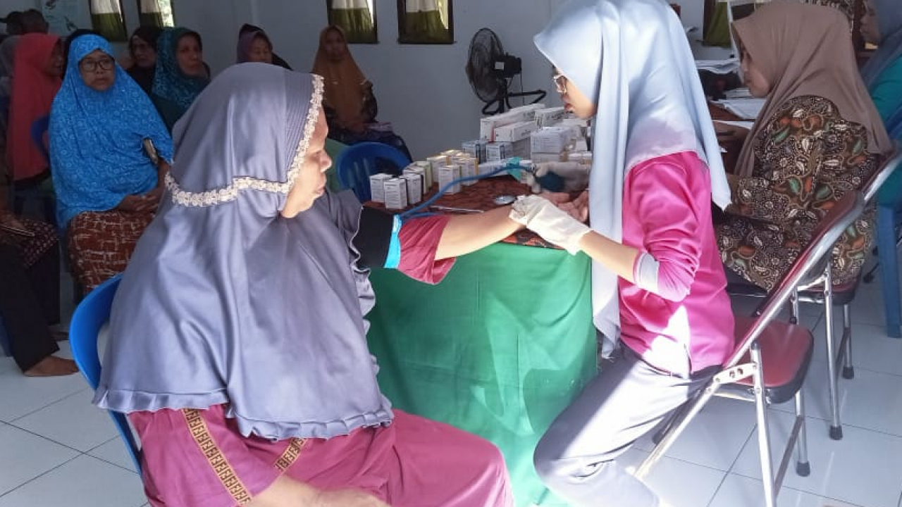 Posyandu Lansia di Negeri Walling Spanciby