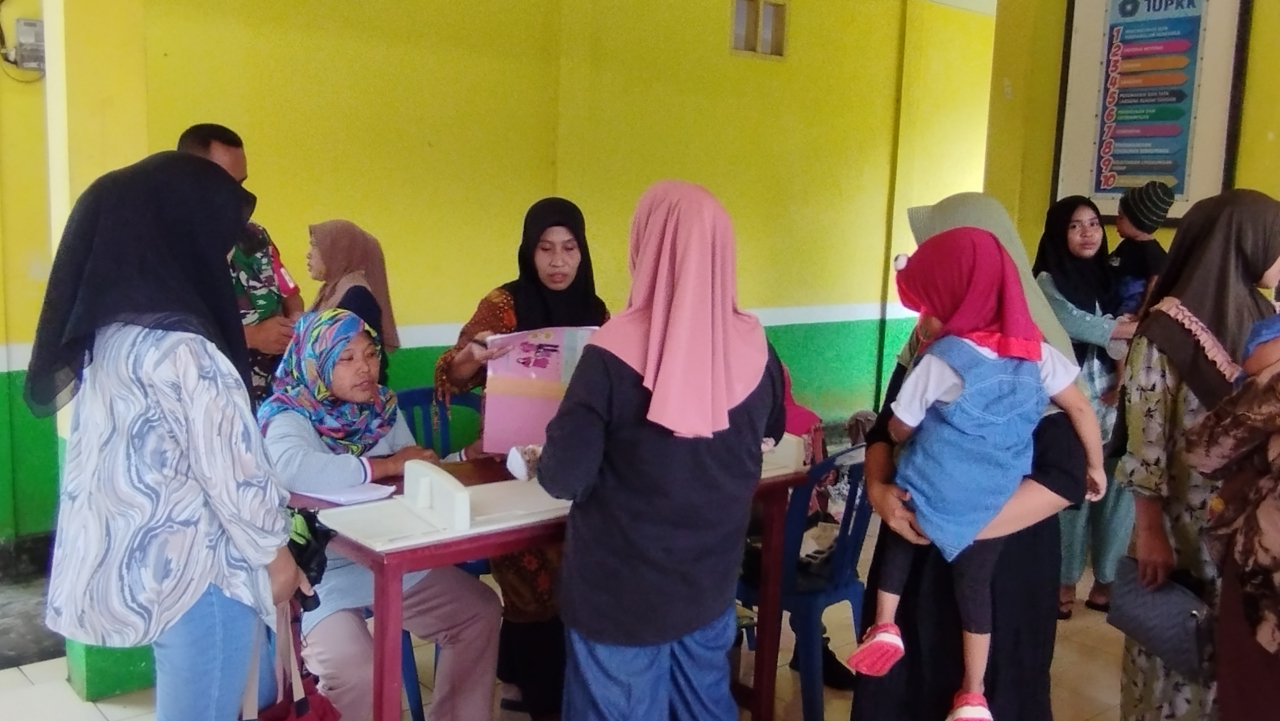 Kegiatan Posyandu Balita di Negeri Walling Spanciby