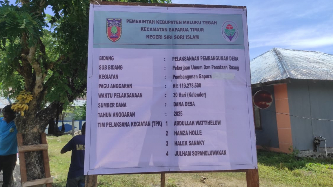 Gapura Negeri, Menunjukan Identitas