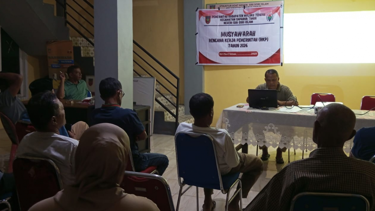 Rapat Penyusunan RKPDes Desa Siri Sori Islam Tahun Anggaran 2026