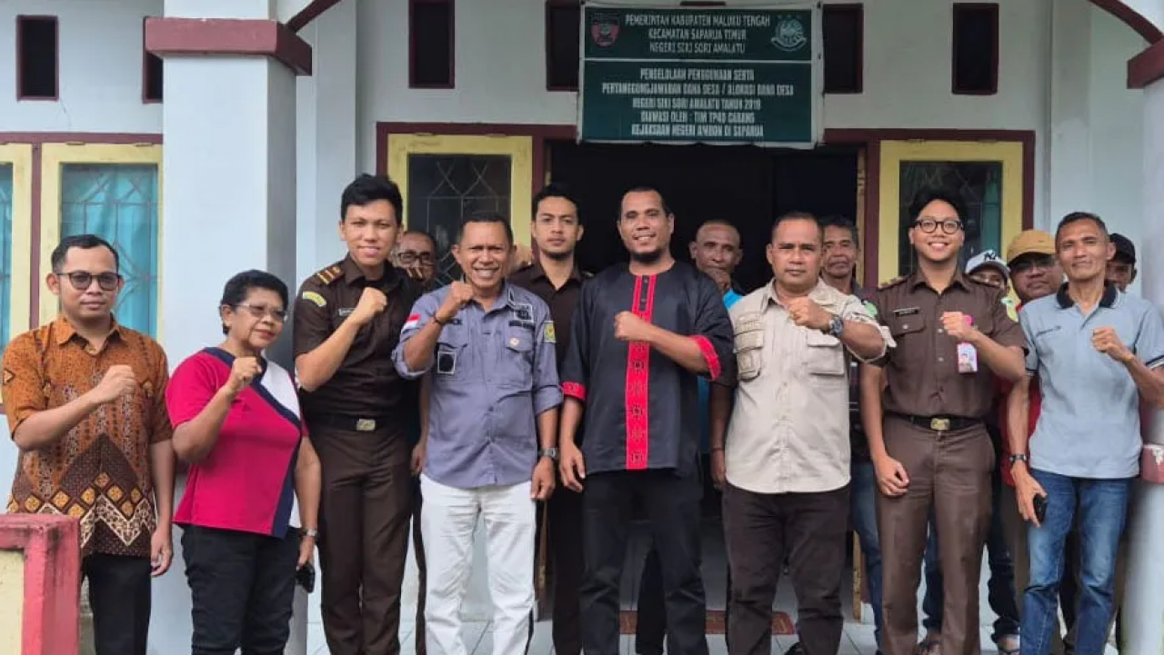 KACABJARI SAPARUA SOSIALISASI APLIKASI JAGA DESA DI NEGERI SIRI SORI AMALATU