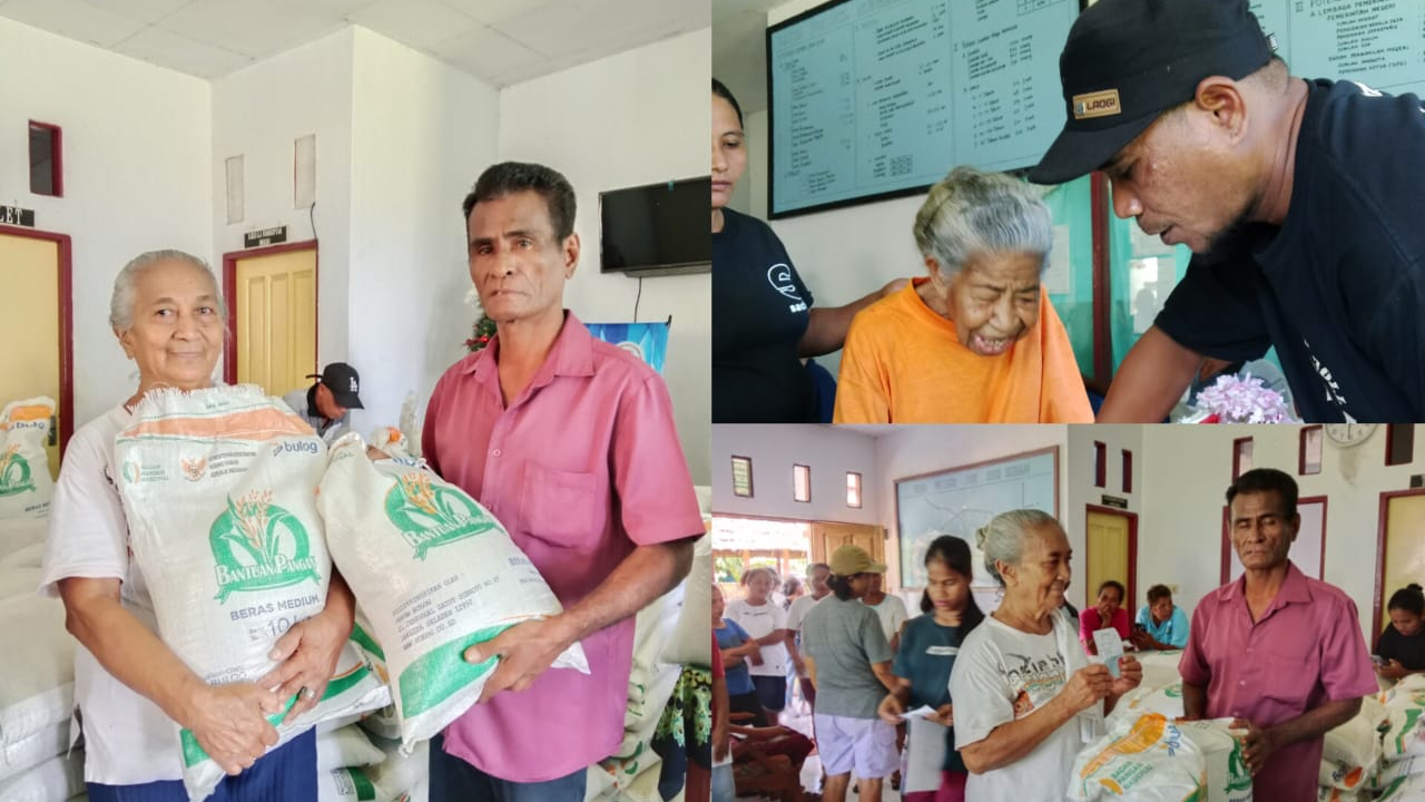 Bantuan Beras Bulog untuk 209 Keluarga di Negeri Siri Sori Amalatu