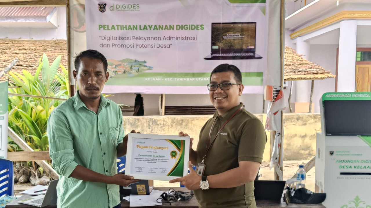 Desa Kelaan Jadi Pelopor Digital di Kepulauan Tanimbar, Gelar Pelatihan Desa Digital Perdana.