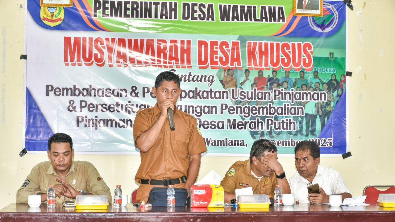 Musdesus Wamlana Sepakati Pinjaman KDMP: 30