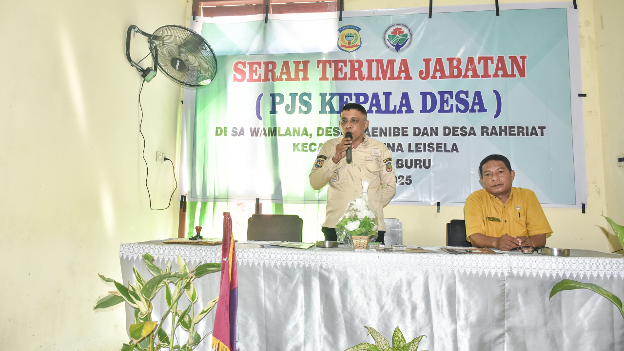 Tiga Desa di Fena Leisela Gelar Serah Terima Jabatan Kepala Desa Secara Bersamaan, Camat Tegaskan Pengembalian Aset dan Pengukuran Wilayah