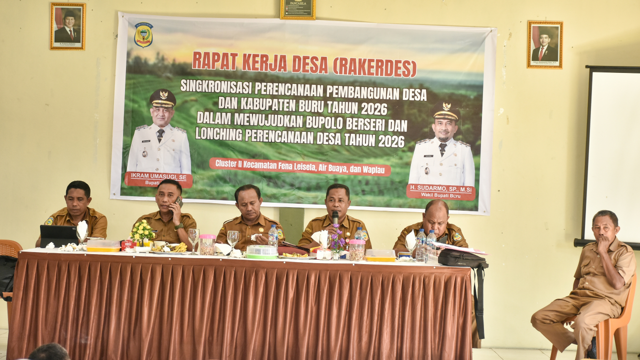 Rakerdes Sinkronisasi Perencanaan Pembangunan Desa dan Kabupaten Digelar di Wamlana: Sinergi Menuju Bupolo Berseri dan Launching Perencanaan Desa Tahun 2026