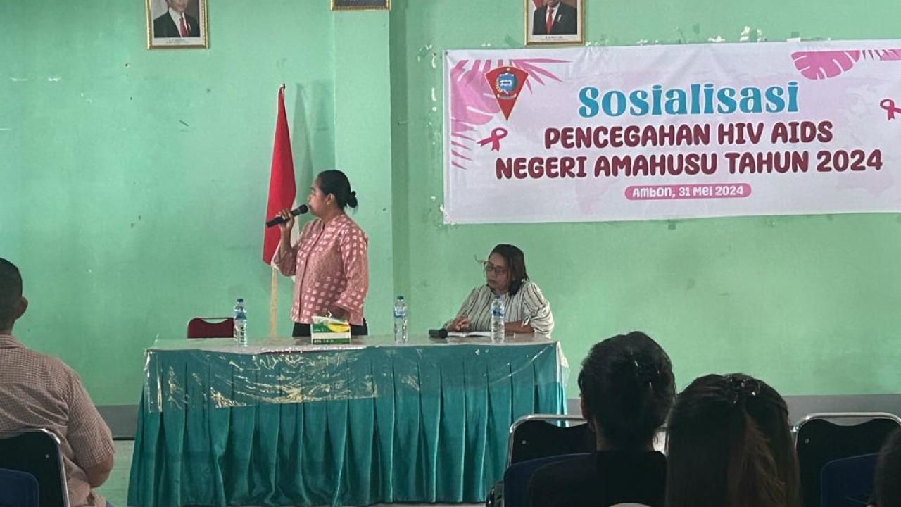 Pemerintah Negeri Amahusu Menyelenggarakan Sosialisasi Penccegahan HIV AIDS bagi Pemuda Negeri
