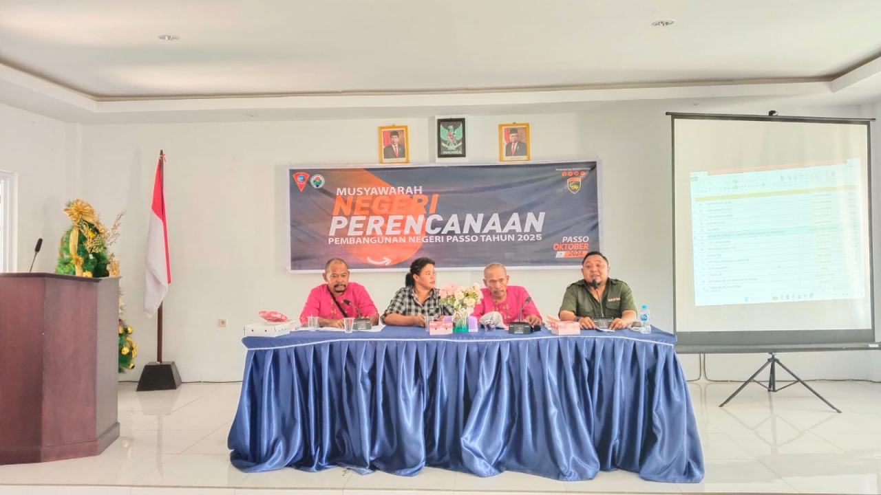 Negeri Passo Sukses Menggelar Musyawarah Perencanaan Pembangunan  dan Penyusunan RKPNeg Tahun 2025