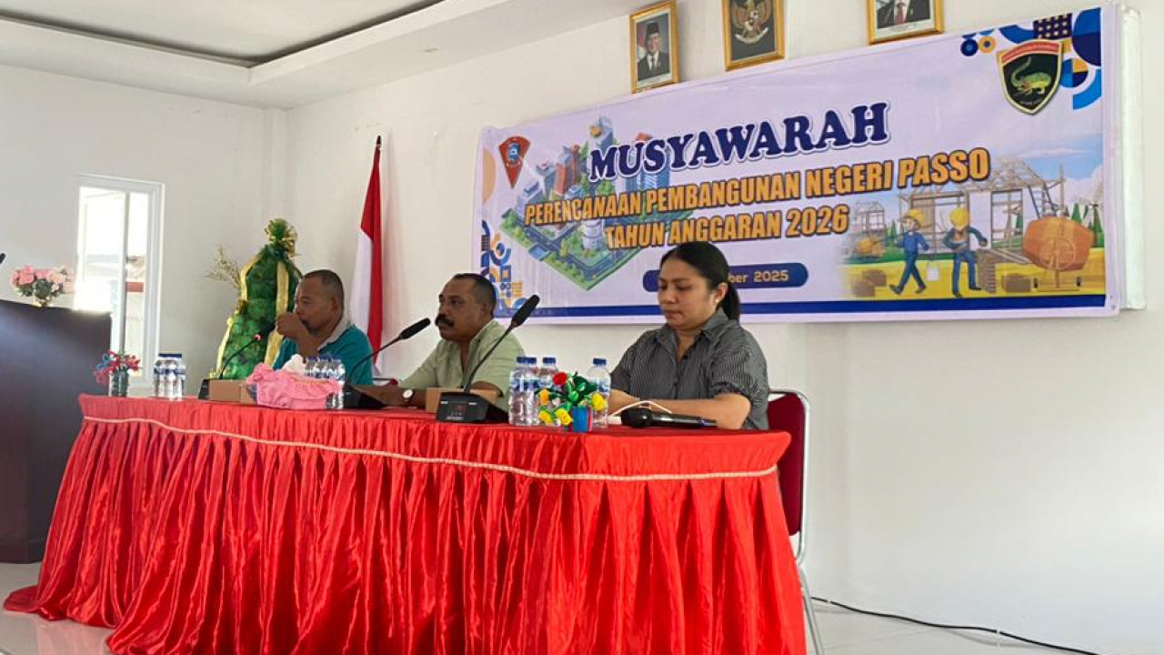 Pemerintah Negeri Passo Gelar Musdes Perencanaan untuk Tahun Anggaran 2026