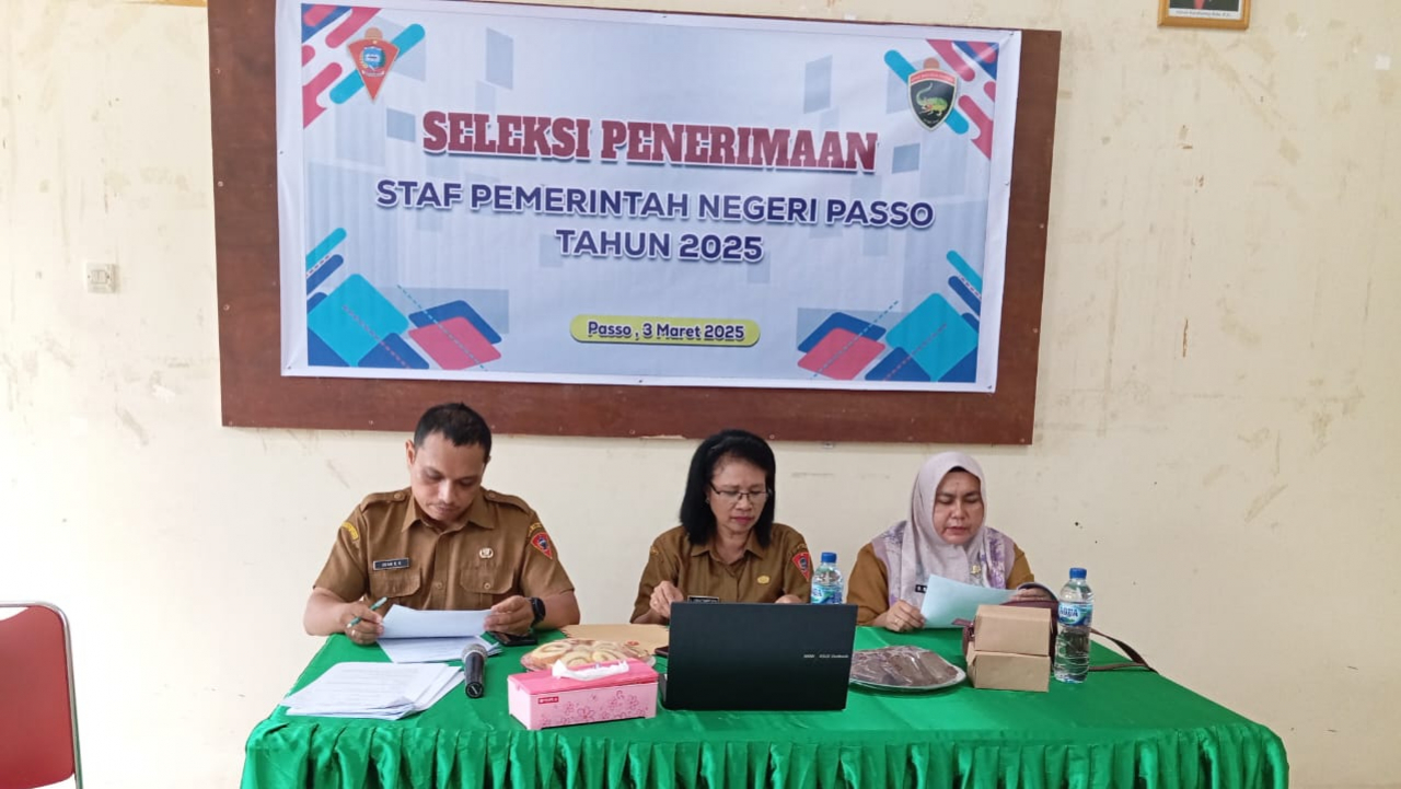 SELEKSI PENERIMAAN STAFF PEMERINTAH NEGERI PASSO TAHUN 2025