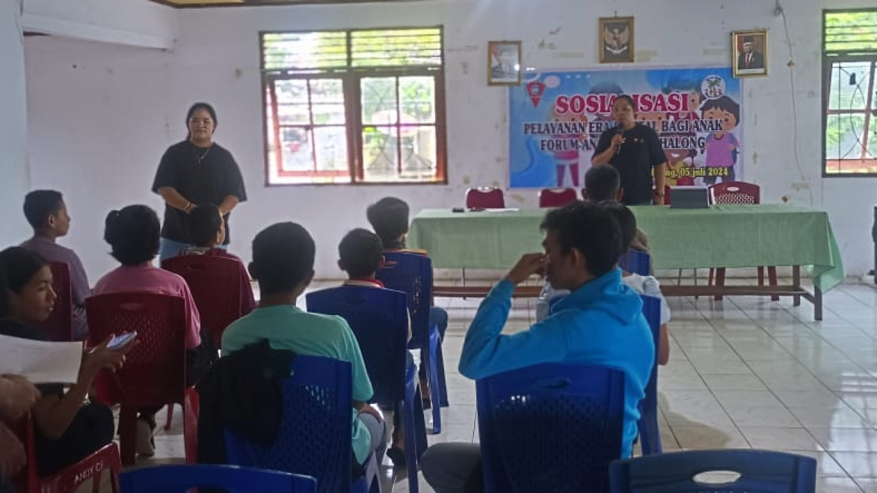 SOSIALISASI PELAYANAN ERA DIGITAL BAGI ANAK