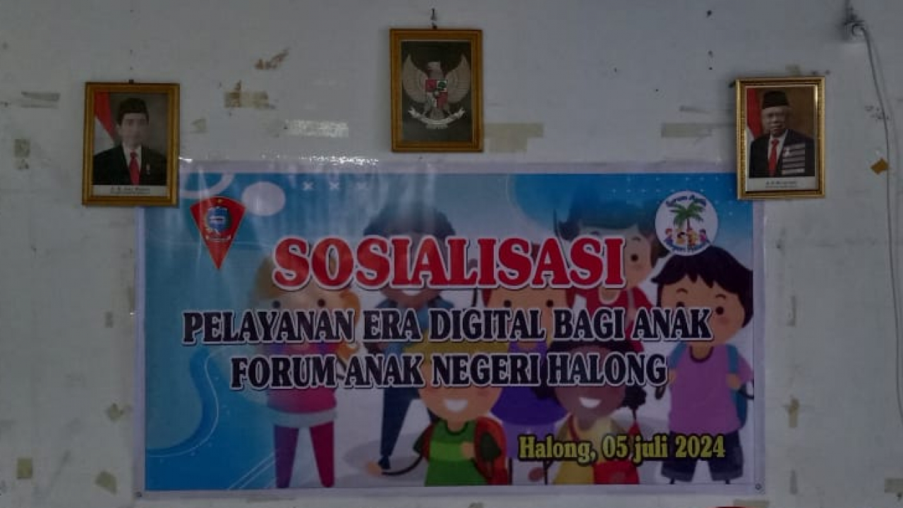 Sosialisasi Digitas Desa Halong, Katong Bangun Kota Ambon Dari Negeri Halong