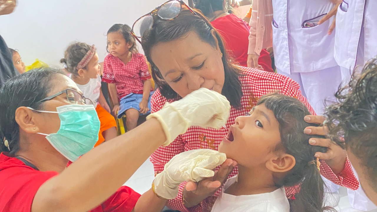 PENCANANGAN PEKAN IMUNISASI NASIONAL (PIN) POLIO DESA LATTA KECAMATAN TELUK AMBON BAGUALA 2024