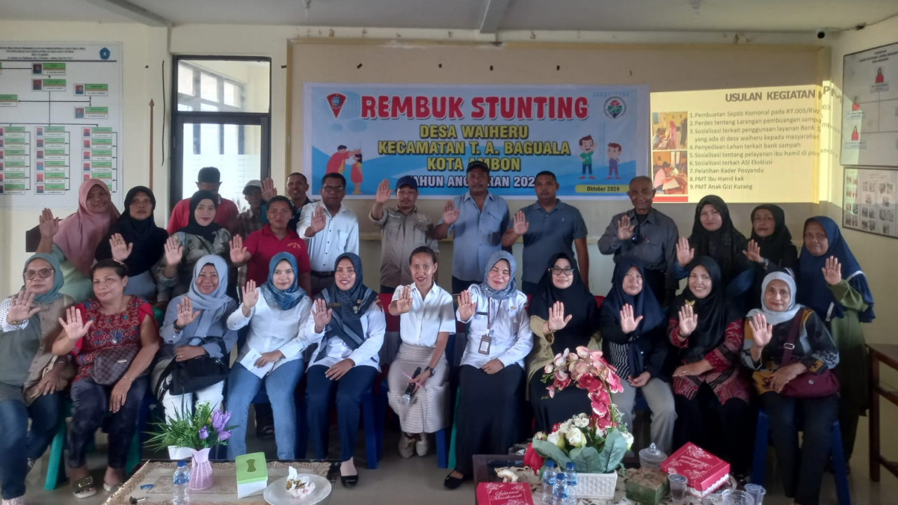 Desa Waiheru Menggelar Rembuk Stunting
