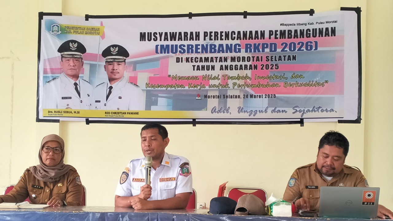 Musrenbang RKPD 2026 Desa Aha, Kecamatan Morotai Selatan