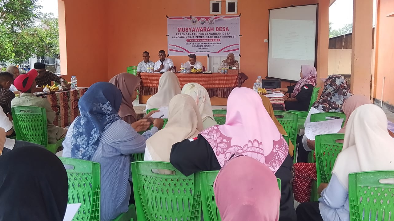 Musyawarah Desa Oba Utara: Bahas Pembangunan & Kemajuan Desa