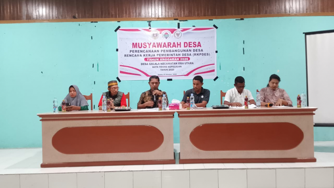 Musrenbangdes Galala: Infrastruktur dan Ekonomi Jadi Prioritas