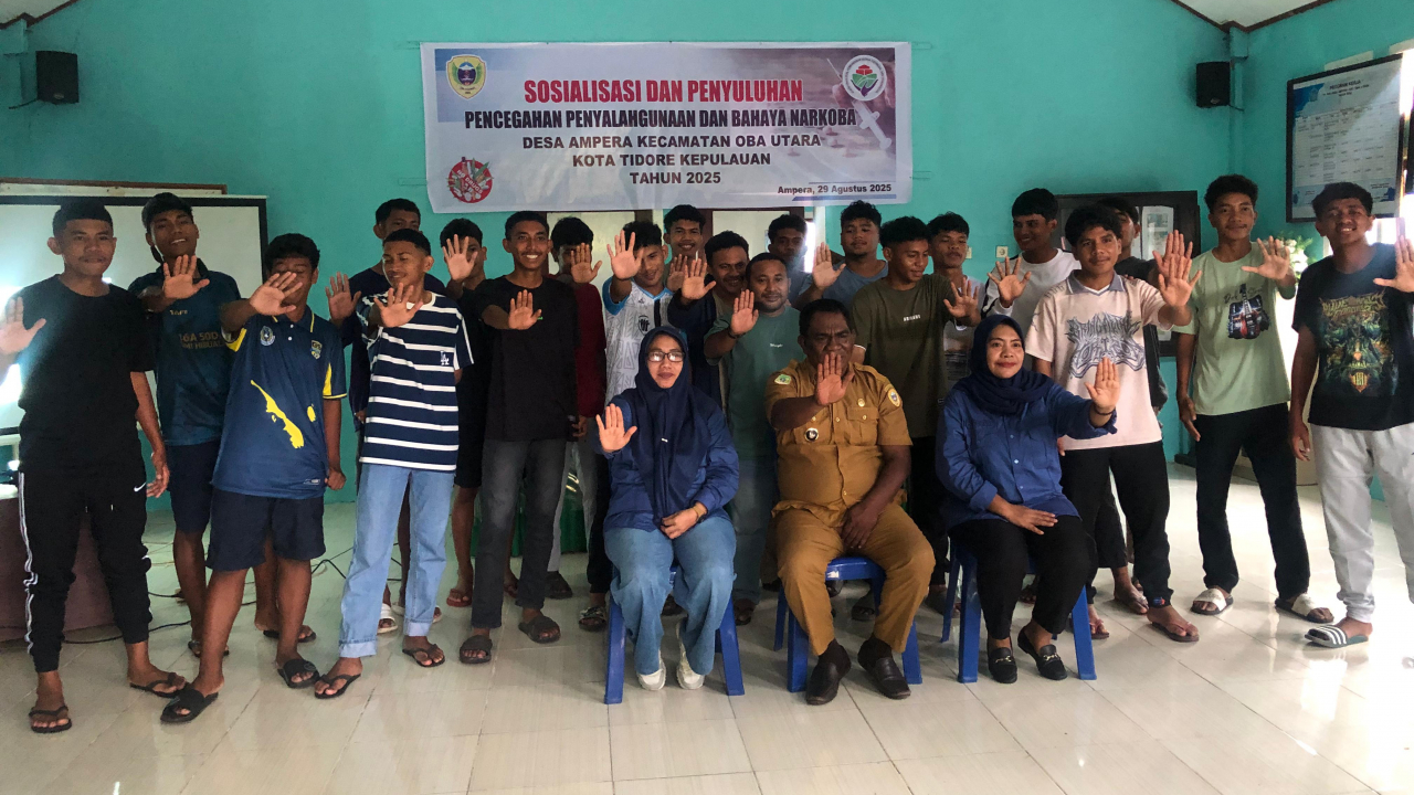 Pencegahan Penyalahgunaan Narkoba bagi Pemuda dan Pelajar Desa Ampera