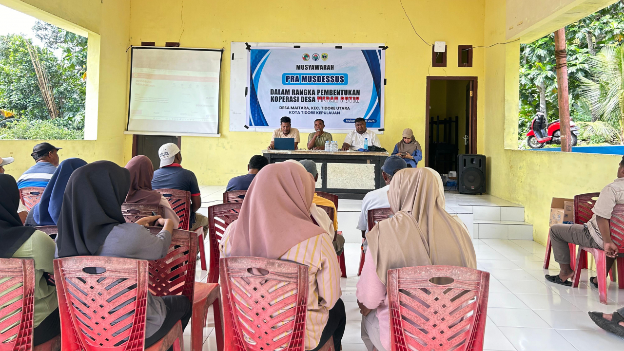 Pra Musyawarah Desa Khusus Koperasi "Merah Putih" di Desa Maitara