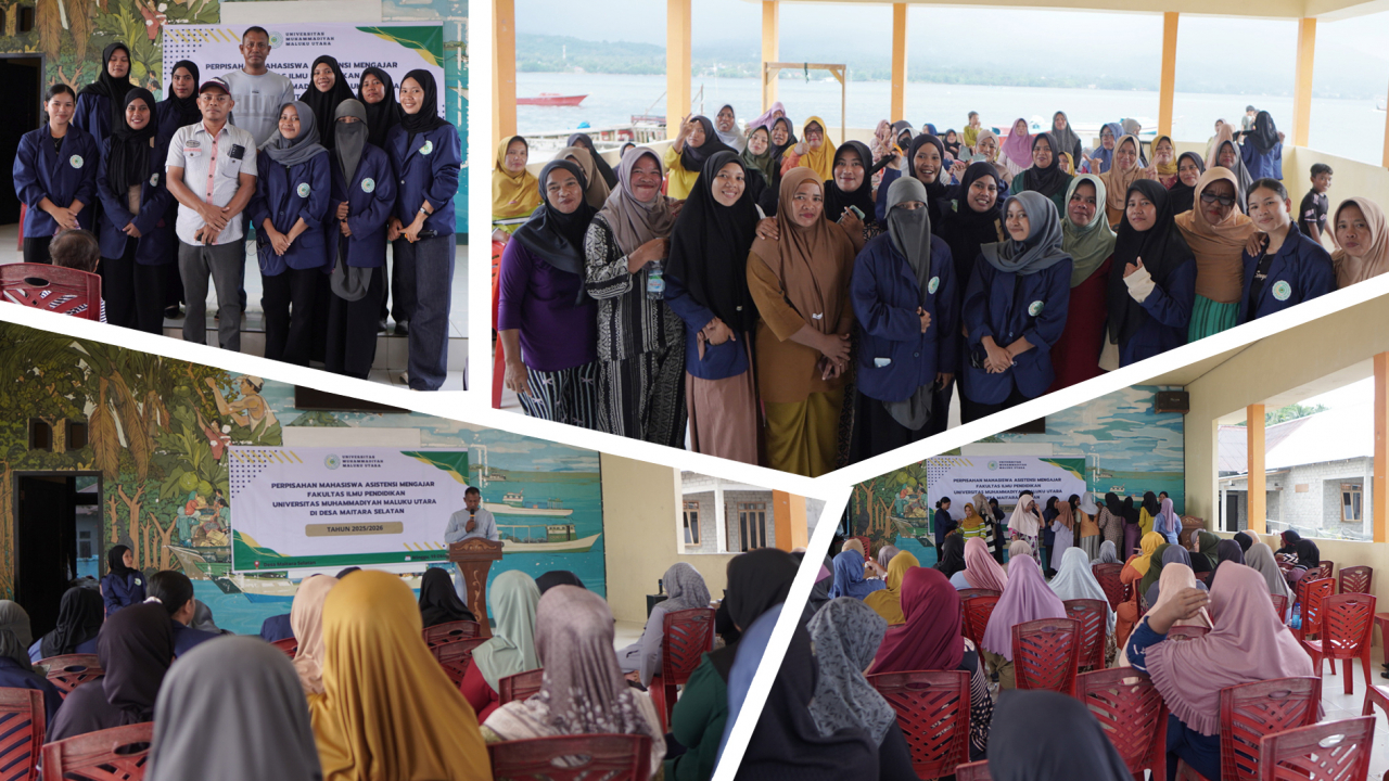 PEMERINTAH DESA MAITARA SELATAN RESMI LEPAS MAHASISWA PROGRAM ASISTENSI UNIVERSITAS MUHAMMADIYAH MALUKU UTARA