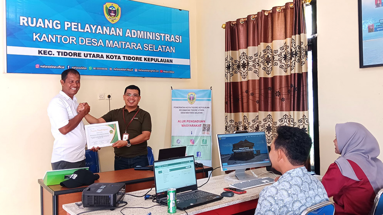 Pelatihan Pemantapan Pengoperasian Aplikasi Pelayanan Administrasi Digital Desa Tingkatkan Kompetensi Perangkat Desa Maitara Selatan
