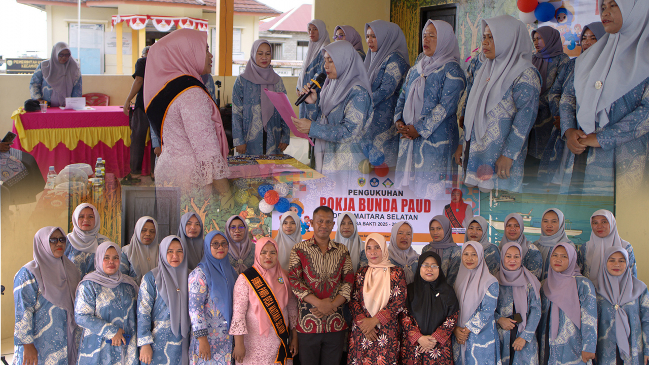 Bunda PAUD Desa Maitara Selatan Kukuhkan Pokja, Wujud Komitmen Bersama Membangun Pendidikan Anak Usia Dini yang Berkualitas