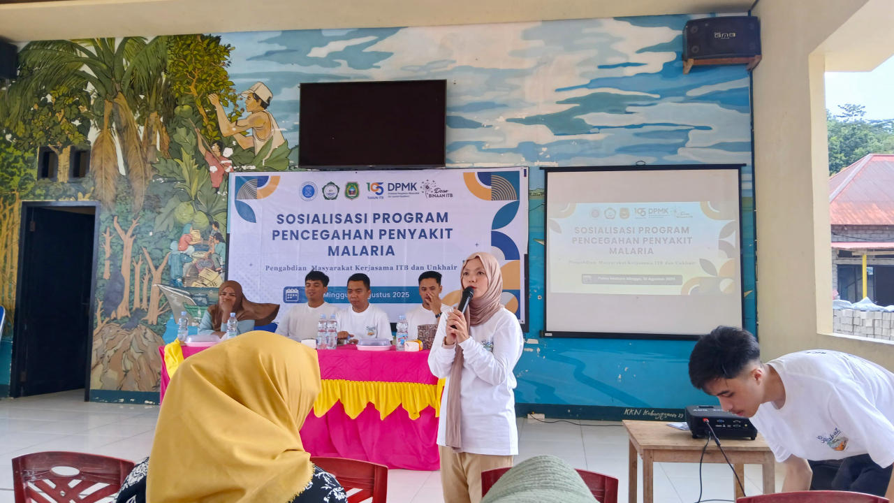 ITB Gelar Pengabdian Masyarakat Skema Top-Down di Desa Maitara Selatan - Fokus Pencegahan Malaria dengan LLINs