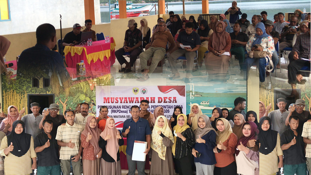 Musyawarah Tingkat Desa - Penyusunan RKPDes Maitara Selatan Tahun 2026 Berjalan Partisipatif dan Sinergis