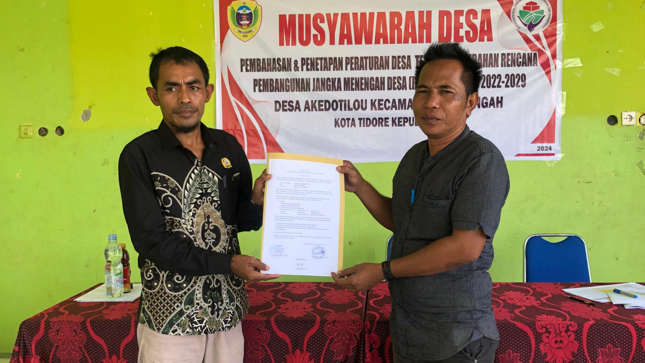 Musyawarah Desa Akedotilou Bahas Rencana Pembangunan Tahun 2025