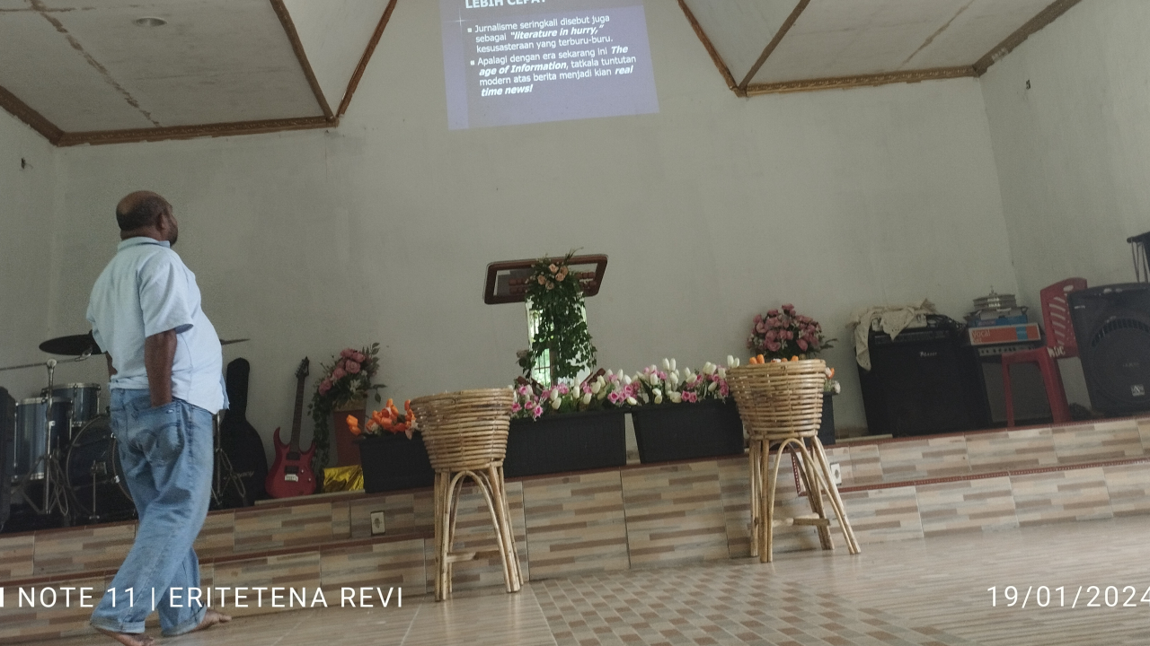 RKDD SOSIRI Adakan Pelatihan Jurnalis