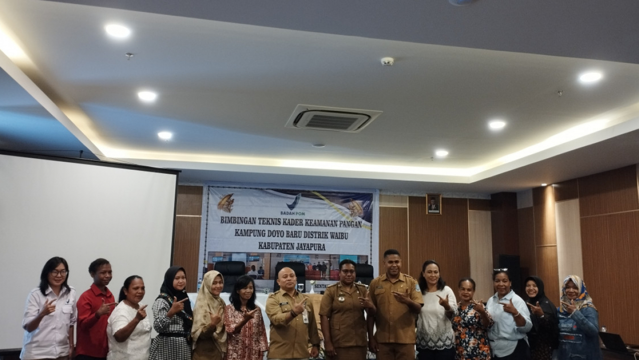 Kader Keamanan Pangan Kampung Doyo Baru dan Kampung Bambar Siap Berjuang Bersama BBPOM Jayapura