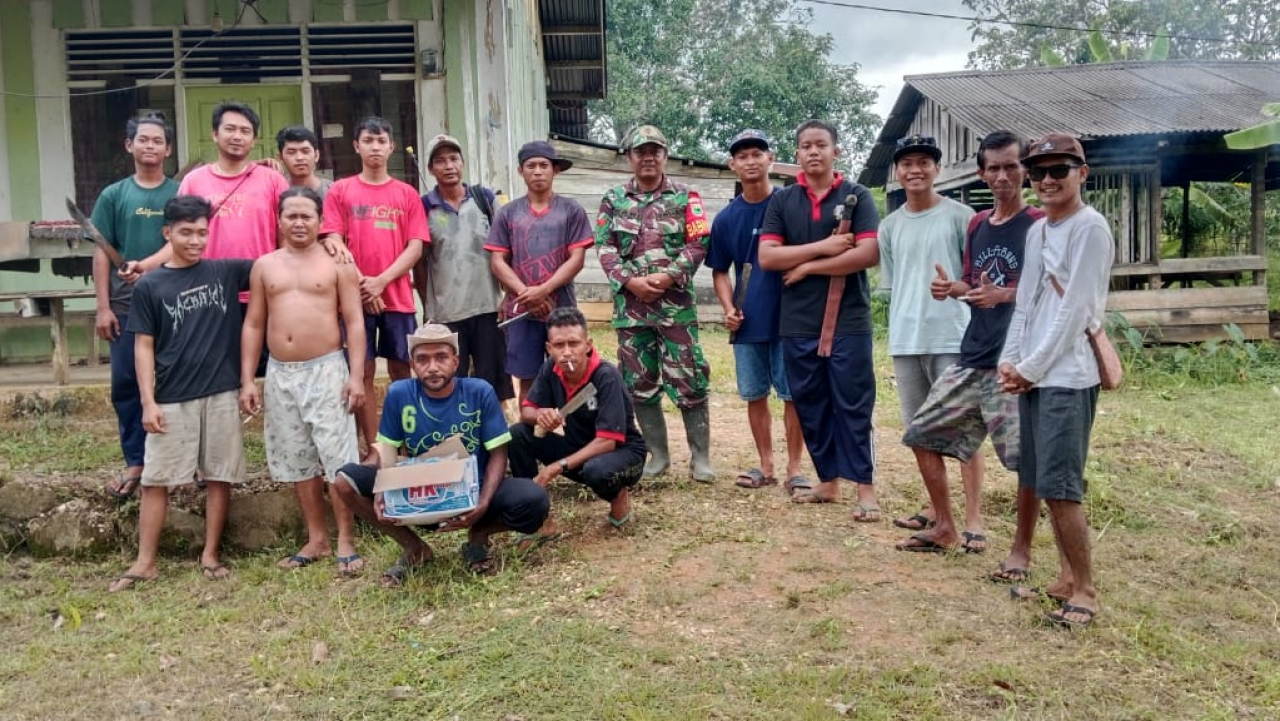 Aksi Pemuda Wammar jelang KKN STIA FAKFAK