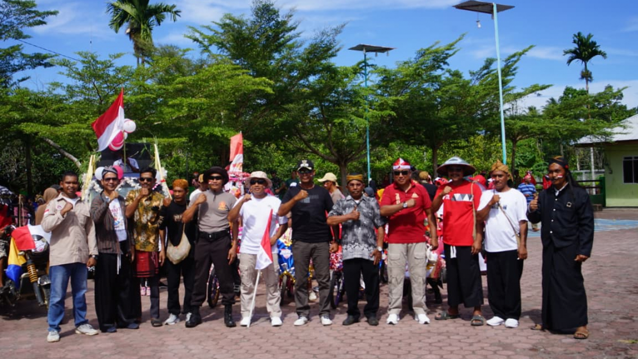 lomba Karnaval HUT RI ke-80 di Kampung Sidomulyo tahun 2025